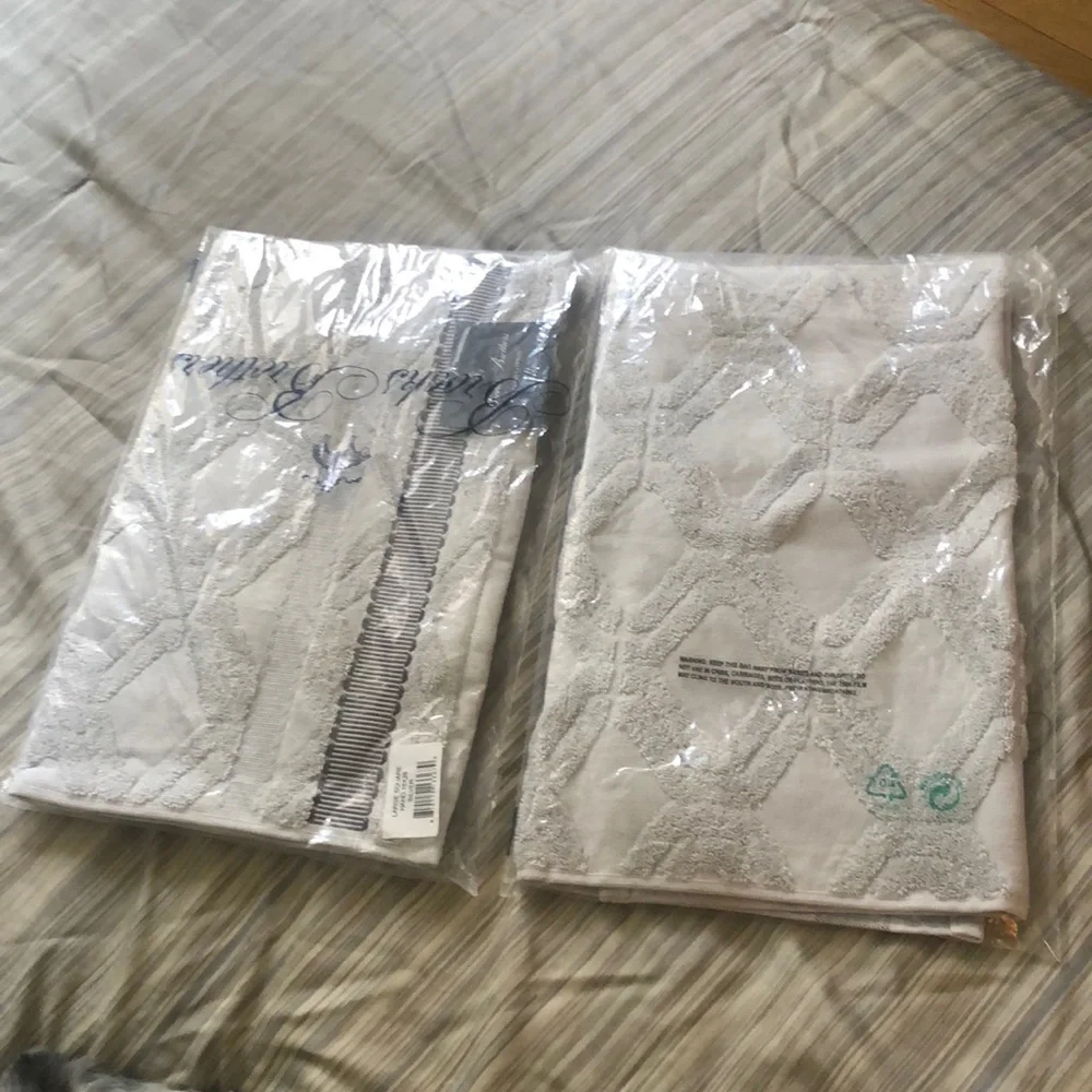 Brooks Brothers Turkish Cotton Hand Towels.  Two towels included.